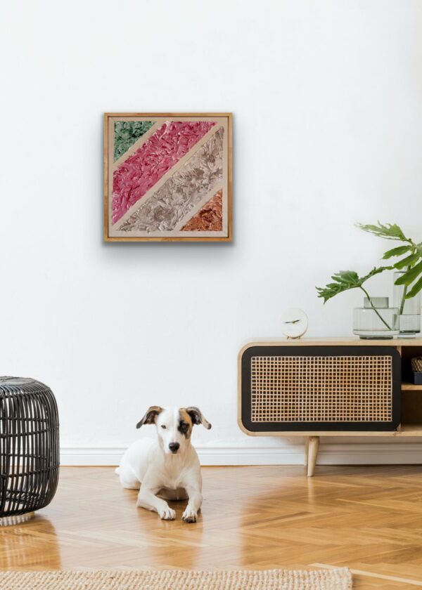 Elementlerin Hikayesi – Doku Macunu ve Akrilik ile Hazırlanmış Tablo - Görsel 6